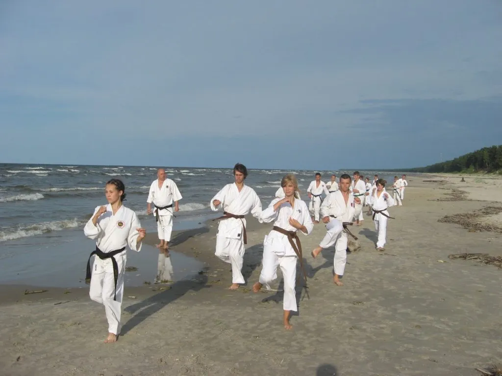 JKA Latvia training session