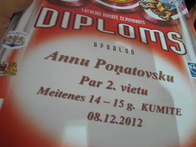 Latvijas karatē čempionāts 2012 — 69